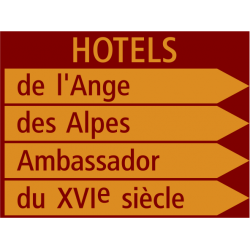 Hôtel plq alu 2 mm